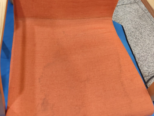 패브릭 의자 청소 작업 사례